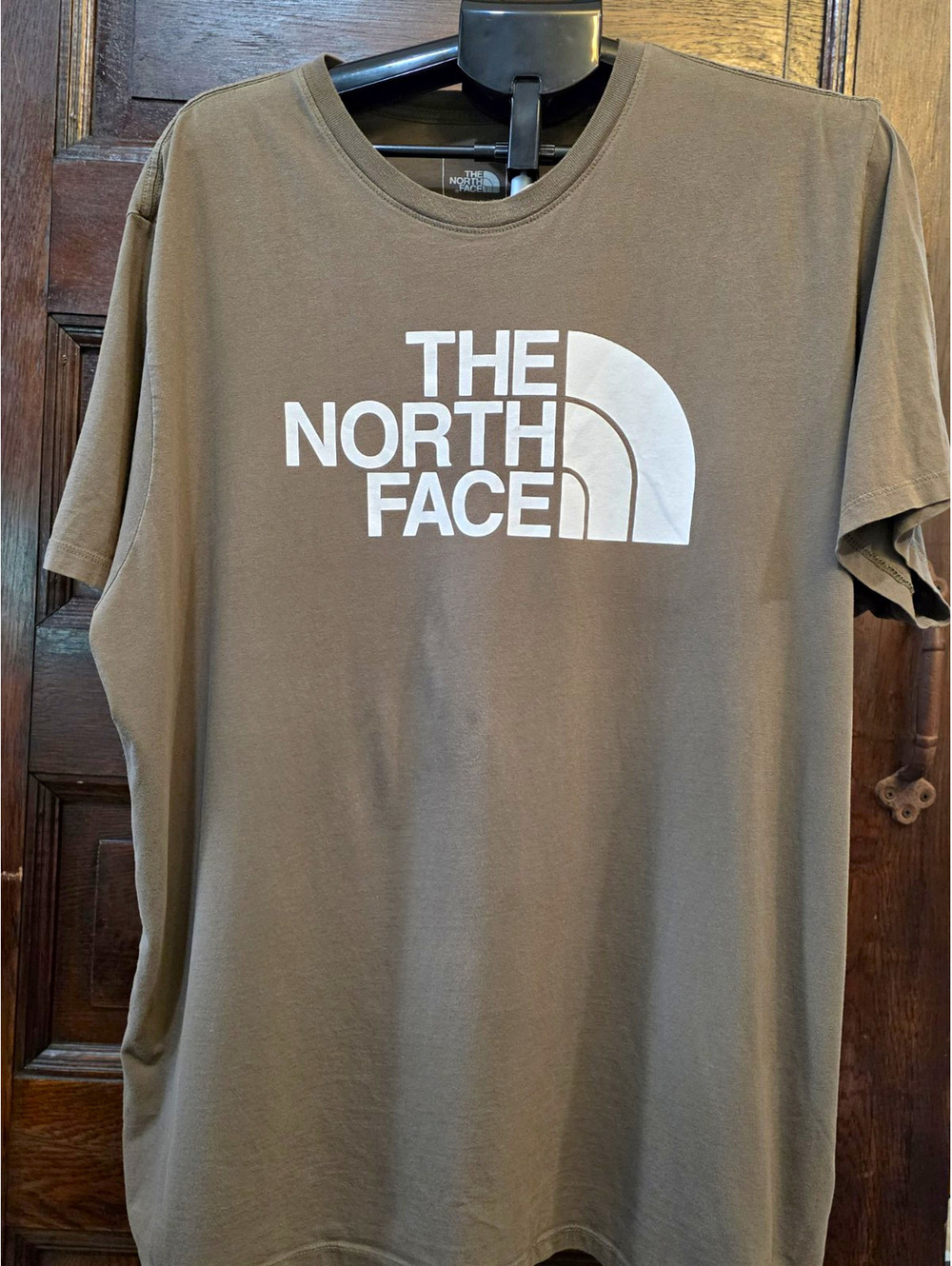 The North Face Men's Logo Crewneck Short Sleeve Tee Gray 2XL